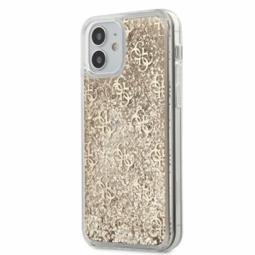 Guess GUHCP12SLG4GSLG 4G Liquid Glitter чехол для Apple iPhone 12 Mini прозрачный