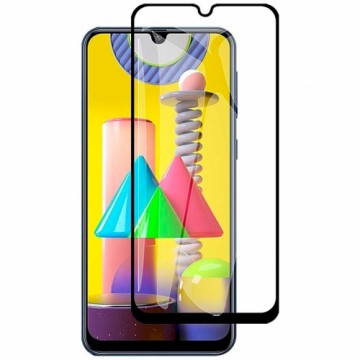 Fusion Accessories Fusion Full Glue 5D Tempered Glass Aizsargstikls Pilnam Ekrānam Samsung M317 Galaxy M31S Melns