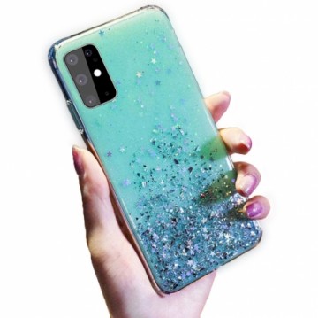 Fusion Accessories Fusion Glue Glitter Back Case Силиконовый чехол для Huawei P40 Lite | Nova 7i | Nova 6 SE Зеленый