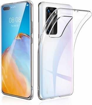 Fusion Accessories Fusion Ultra Back Case 0.3 mm Izturīgs Silikona Aizsargapvalks Huawei P40 Pro Caurspīdīgs