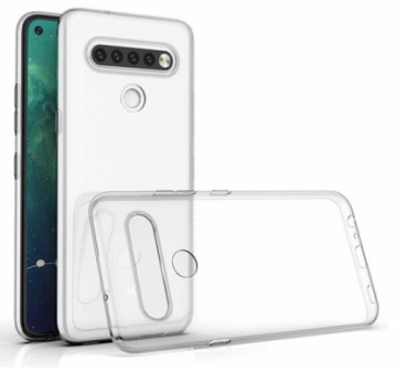 Fusion Accessories Fusion Ultra Back Case 0.3 mm Izturīgs Silikona Aizsargapvalks Priekš LG K61 Caurspīdīgs