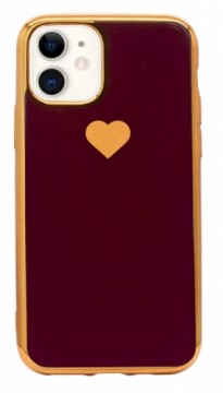 Fusion Heart Case Silicone Case For Apple iPhone 11 Pro Max Red