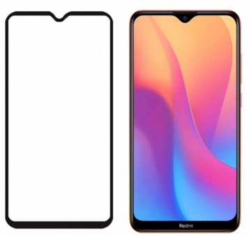 Fusion Accessories Fusion Full Glue 5D Tempered Glass Aizsargstikls Pilnam Ekrānam Xiaomi Redmi 9A | 9C Melns