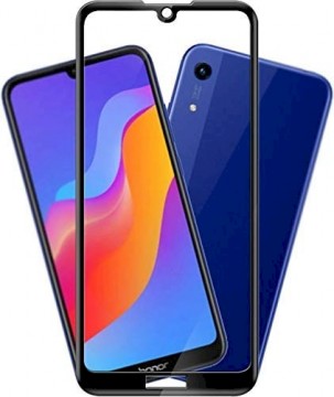 Tempered Glass 9D Full Coveraged with Frame Huawei Honor 8A | Y6S | Y6 (2019) Black