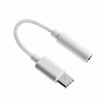 Fusion Accessories Fusion CM20 3.5 mm на USB-C Аудио Адаптер для Телефонов Белый (OEM)