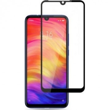 Fusion Full Glue 5D Tempered Glass Full Coveraged with Frame Xiaomi Redmi Note 7 | Note 7 Pro Black