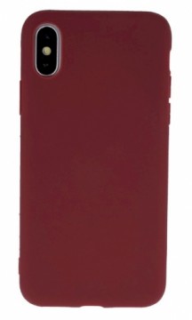 Fusion Soft Matte Back Case Silicone Case For Apple iPhone 11 Pro Dark Red