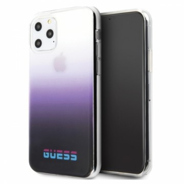 Guess GUHCN65DGCPU California Cover Силиконовый Чехол Для Apple iPhone 11 Pro Max Фиолетовый