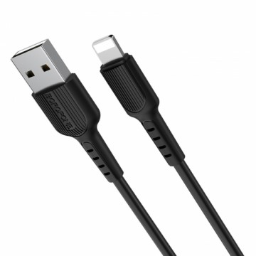 Borofone X16 Data and Charging Lightning (MD818) Cable 100 cm Black