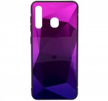 Fusion Stone Ombre Back Case Silicone Case For Apple iPhone 11 Pro Max Purple - Blue