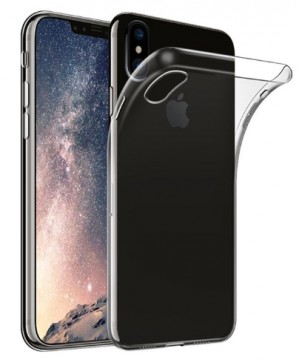 Fusion Accessories Fusion Ultra Back Case 1 mm Izturīgs Silikona Aizsargapvalks Priekš Apple iPhone XS Max Caurspīdīgs