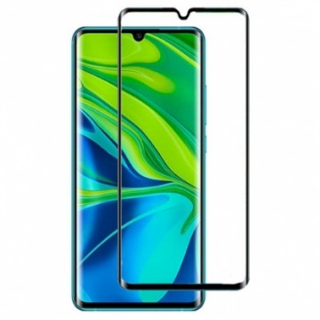 Fusion Accessories Fusion Full Glue 5D Tempered Glass Aizsargstikls Pilnam Ekrānam Xiaomi Mi Note 10 | Mi Note 10 Pro Melns