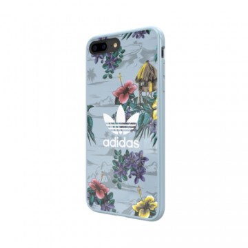 Adidas Floral Case Plastikāta Apvalks Priekš Apple iPhone X | XS Zils (EU Blister)