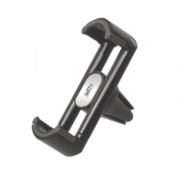 Setty Universal Air Vent Holder for Any Devices with Width 50 - 85 mm Black