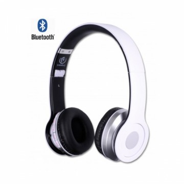 Rebeltec Crystal Bluetooth Stereo Headsets With Remote Control White