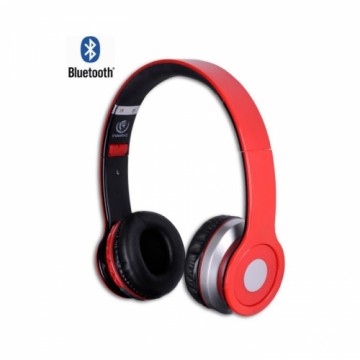 Rebeltec Crystal Bluetooth Stereo Headsets With Remote Control Red