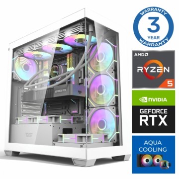 INTOP AQUA Ryzen 5 7600X 16GB DDR5 1TB SSD M.2 NVME+2TB RTX4060 8GB no-OS