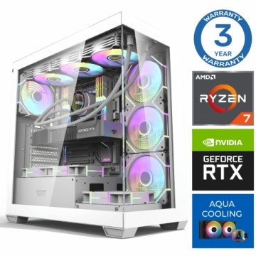 INTOP AQUA Ryzen 7 7700X 64GB DDR5 1TB SSD M.2 NVME+2TB RTX4060 8GB no-OS