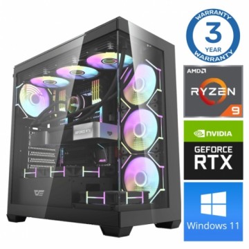 INTOP Ryzen 9 5900X 64GB DDR5 1TB SSD M.2 NVME+2TB RTX4060 8GB WIN11Pro