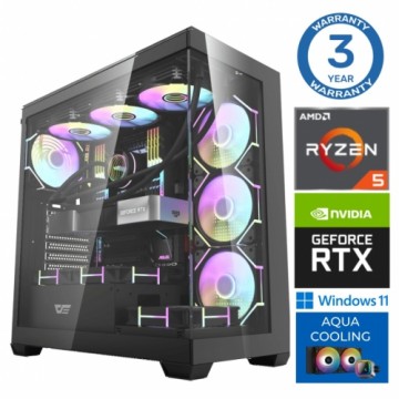 INTOP AQUA Ryzen 5 7600X 64GB DDR5 1TB SSD M.2 NVME+2TB RTX4060 8GB WIN11Pro