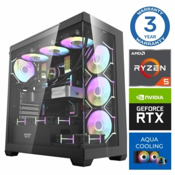 INTOP AQUA Ryzen 5 7600X 64GB DDR5 1TB SSD M.2 NVME+2TB RTX4060 8GB no-OS