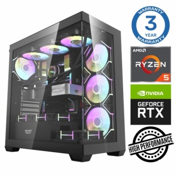 INTOP Ryzen 5 7500F 64GB DDR5 1TB SSD M.2 NVME+2TB RTX4060Ti 8GB no-OS