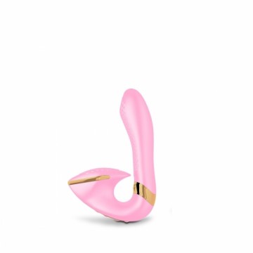 Divkārši Stimulējošs Vibrators Shunga Soyo Gaiši Rozā