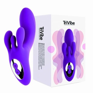 Vibrators G-punktam Rave FeelzToys Clitoral & Labia Stimulation Violets