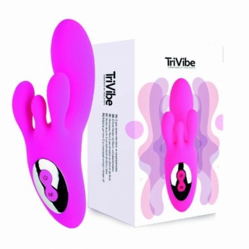 Vibrators G-punktam Rave FeelzToys Clitoral & Labia Stimulation Rozā