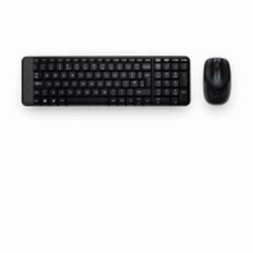 Клавиатура и беспроводная мышь Logitech 920-003159 Чёрный Испанская Qwerty