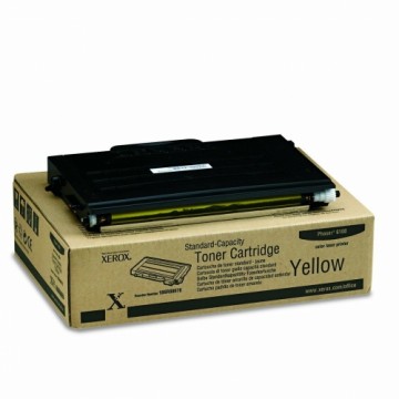 Original Toner Xerox Phaser 6100 Yellow Black