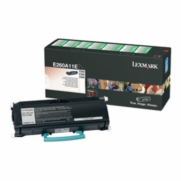 Toneris Lexmark E260A11E Melns