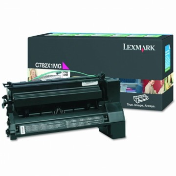 Оригинальный тонер Lexmark C782X1MG Чёрный Розовый