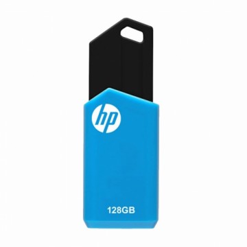 USB Zibatmiņa HP HPFD150W-128 Zils Melns/Zils 128 GB (1 gb.)