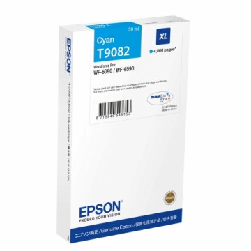 Картридж с оригинальными чернилами Epson C13T90824N Синий Циановый