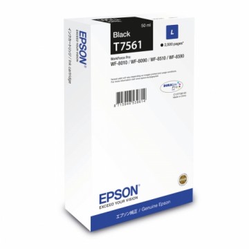 Oriģinālais Tintes Kārtridžs Epson C13T75614N Melns