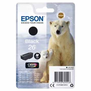 Original Ink Cartridge Epson C13T26014012 Black