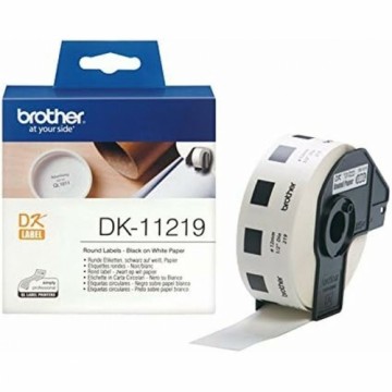 Этикетки для принтера Brother DK11219 Белый Черный/Белый