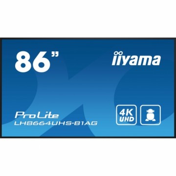 Monitors Videowall Iiyama ProLite LH8664UHS-B1AG 4K Ultra HD 86" 50 Hz 60 Hz