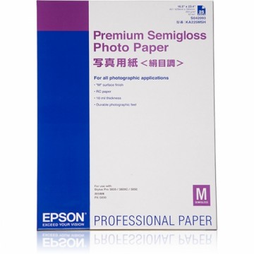 Tintes un Fotopapīru Komplekts Epson Premium Semigloss Photo Paper, DIN A2, 250 g 25 Loksnes (1 gb.)