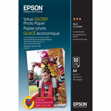 Глянцевая фотобумага Epson C13S400036 A4 (1 штук)