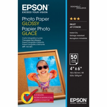 Spīdīgs Phouz papīrs Epson C13S042547 Brillo (10 x 15 cm)