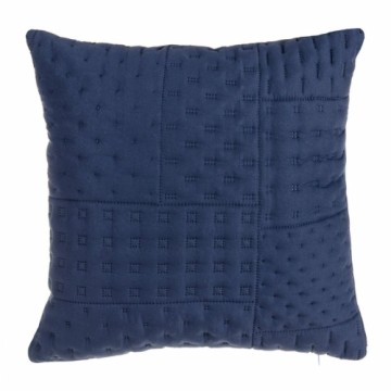 Cushion Blue 40 x 10 x 40 cm Squared Geometric