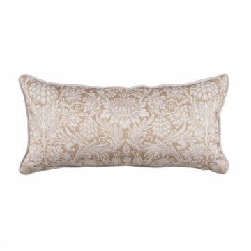 Cushion Flowers Beige Flowers 60 x 10 x 30 cm