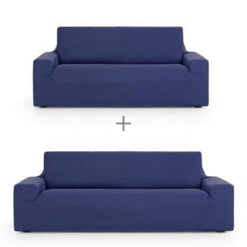 Sofa cover set Eysa ULISES Blue 2 Pieces