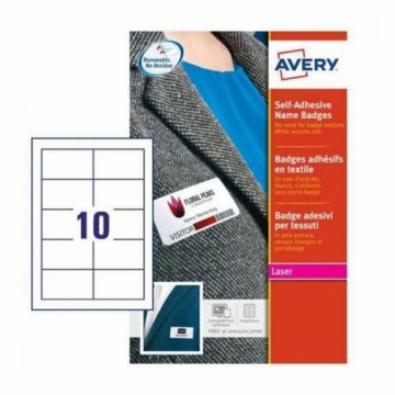 Этикетки для принтера Avery L4785-20 Белый Красный