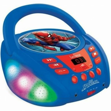 Воспроизводящее устройство Lexibook Spider-Man LED Свет CD Детский Bluetooth Bluetooth 5.0