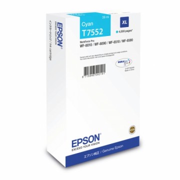 Oriģinālais Tintes Kārtridžs Epson T7552 Zils Ciānkrāsa