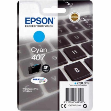 Oriģinālais Tintes Kārtridžs Epson WF-4745 Ciānkrāsa