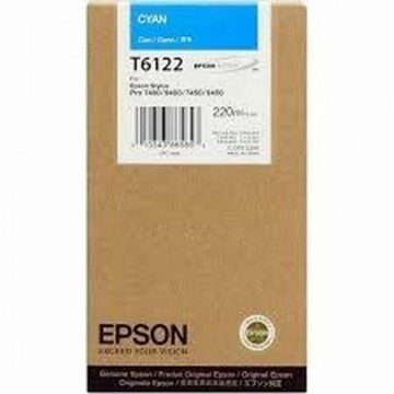 Картридж с оригинальными чернилами Epson C13T612200 Циановый